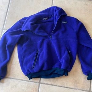 vintage patagonia fleece pullover